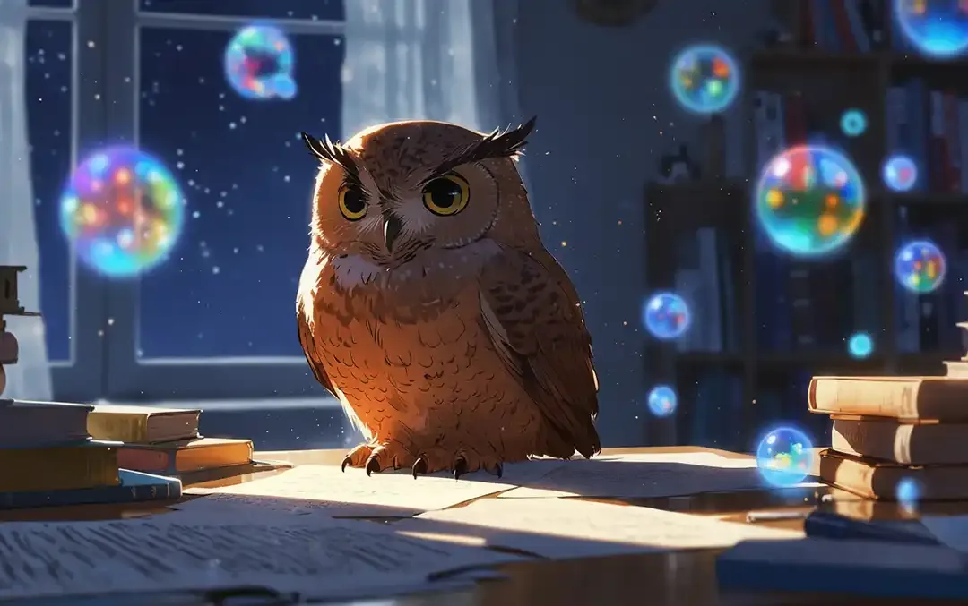 Minimalistisches Büro in Villach mit leuchtendem Globus-Hologramm auf dem Schreibtisch als Symbol für regionales SEO und GEO